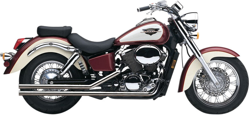Cobra Lo-Boy Shotgun Exhaust System Chrome Straight Full System