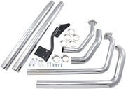 Cobra Lo-Boy Shotgun Exhaust System Chrome Straight Full System Each