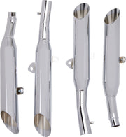 Cobra Complete Slip-On Mufflers Round Pair