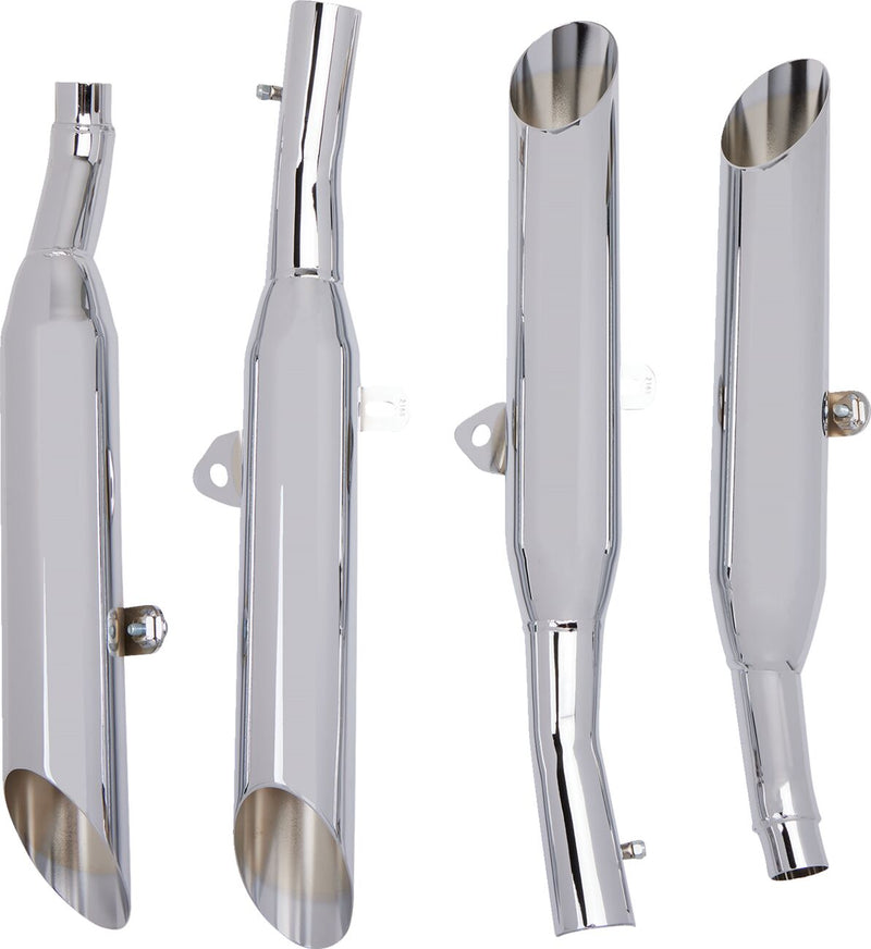 Cobra Complete Slip-On Mufflers Round Pair