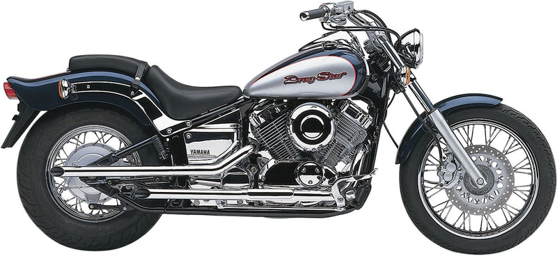 Cobra Drag Pipes Exhaust System Chrome Staggered Full System Steel