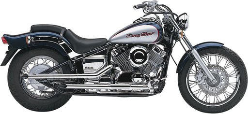 Cobra Drag Pipes Exhaust System Chrome Staggered Full System Steel