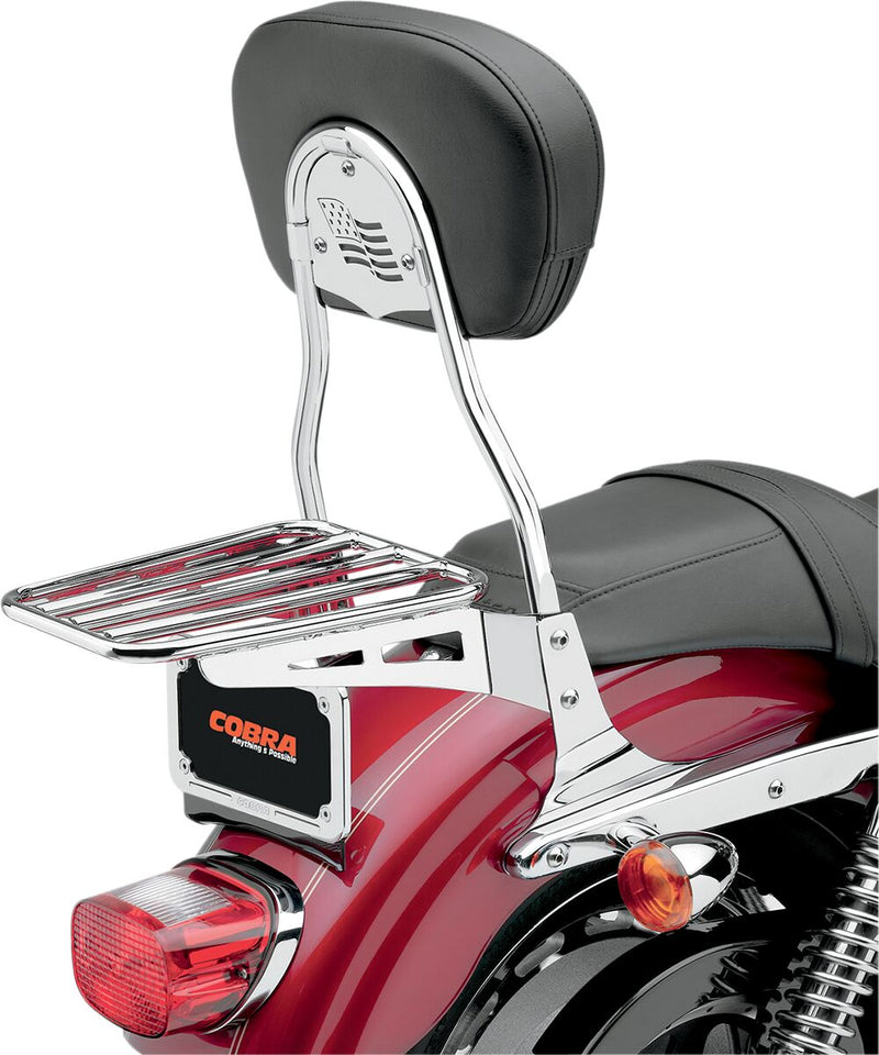 Luggage Rack for Cobra Sissy Bar Chrome Tube Steel Each