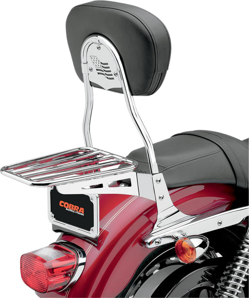 Luggage Rack for Cobra Sissy Bar Chrome Tube Steel Each
