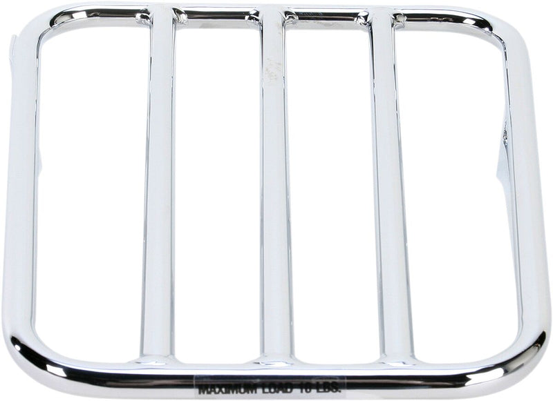 Cobra Sissy Bar Mounted Luggage Rack Chrome Silver Tube Steel
