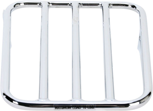 Cobra Sissy Bar Mounted Luggage Rack Chrome Silver Tube Steel