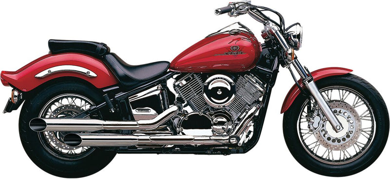 Cobra Classic Deluxe Exhaust System Chrome Staggered Straight Full System Steel