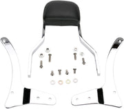 Cobra Square Sissy Bar Kit Chrome Short Steel