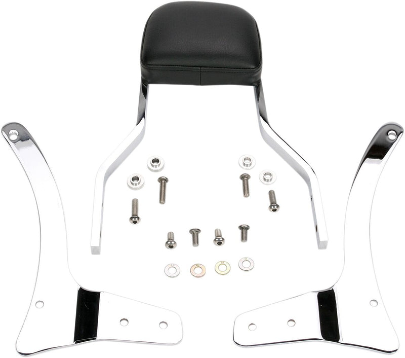 Cobra Square Sissy Bar Kit Chrome Short Steel