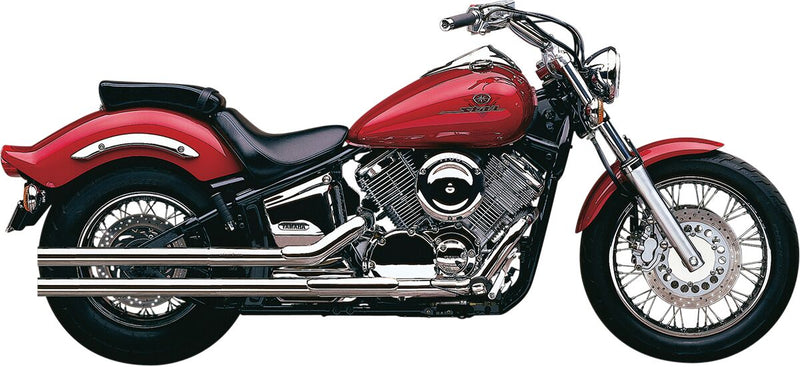 Cobra Lo-Boy Shotgun Exhaust System Chrome Straight Full System