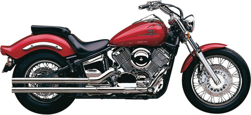 Cobra Lo-Boy Shotgun Exhaust System Chrome Straight Full System