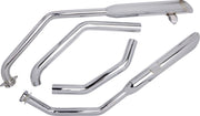 Cobra Classic Exhaust System Chrome Staggered Straight Full System Steel Each