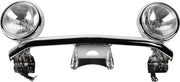 Cobra Lightbar with Spotlight Light Bar Angled Front Bullet Spotlight