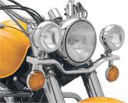 Cobra Lightbar with Spotlight Light Bar V-Shaped Bar Front Bullet Spotlight Each
