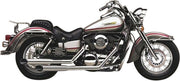 Cobra Classic Deluxe Exhaust System Chrome Staggered Straight Full System Steel