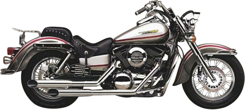 Cobra Classic Deluxe Exhaust System Chrome Staggered Straight Full System Steel