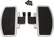 Cobra Classic Floorboard Kit Black Chrome Billet Aluminium Rubber