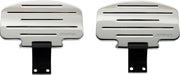 Cobra Classic Floorboard Kit Black Chrome Billet Aluminium Rubber