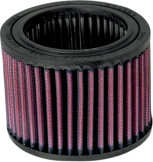 K & N High-Flow Air Filter for 1992-2006 BMW Black Red Rubber