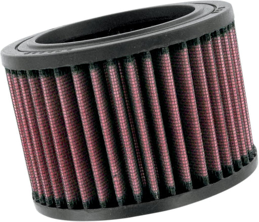 K & N High-Flow Air Filter for 1997-2005 BMW Black Red Rubber