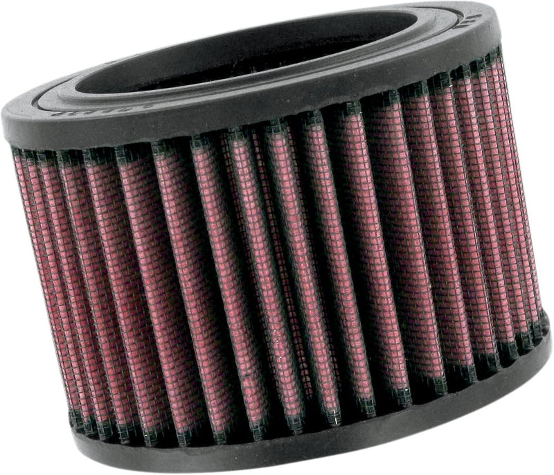 K & N High-Flow Air Filter for 1997-2005 BMW Black Red Rubber - BM-1298