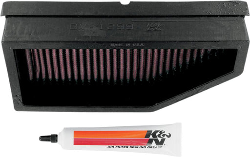 K & N OE Replacement High-Flow Air Filter for 1997-2009 BMW K 1200 Black Red