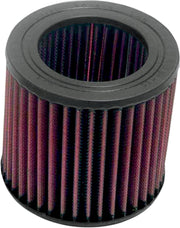 K & N High-Flow Air Filter for 1969-1996 BMW Black Red Rubber