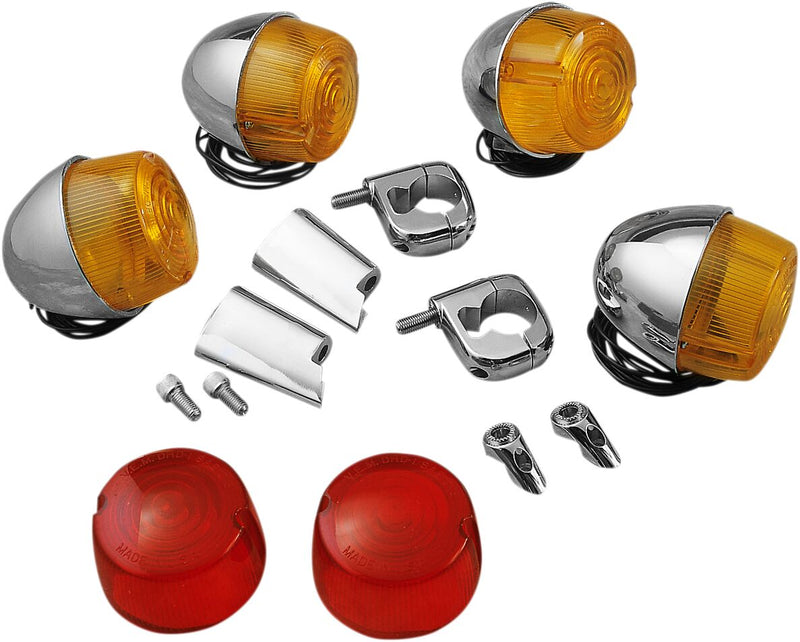 Chris Products Early-Style Single Filament Turn Signal Kit for Various Harley-Davidsons (See Fitment List)