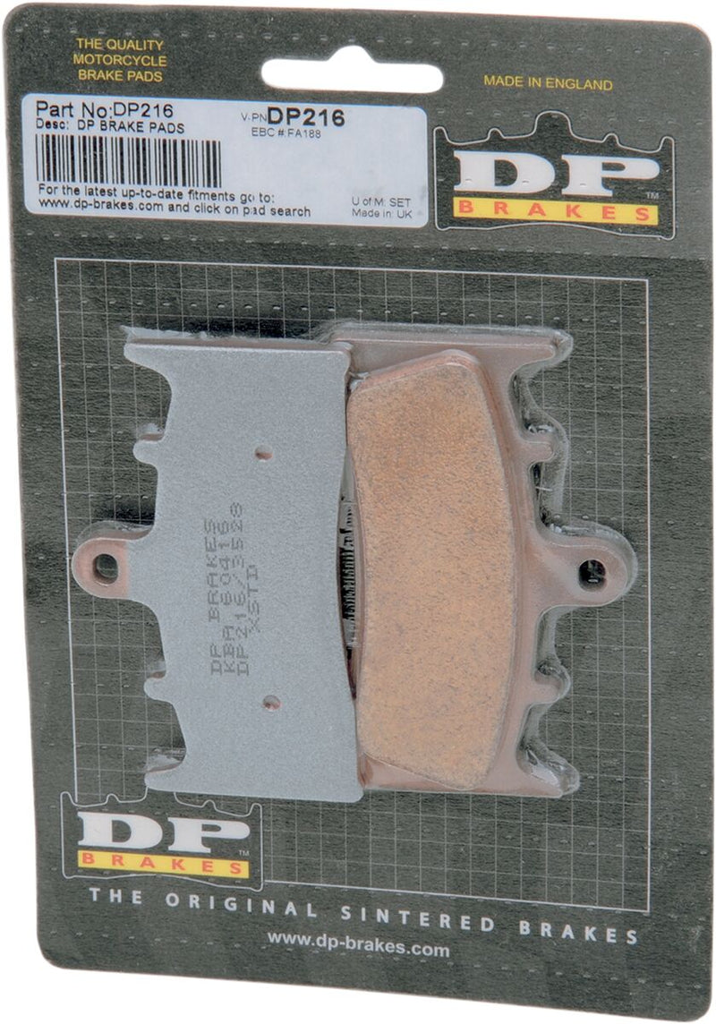 DP Brakes Standard DP Sintered Brake Pads Front Sintered Metal Set