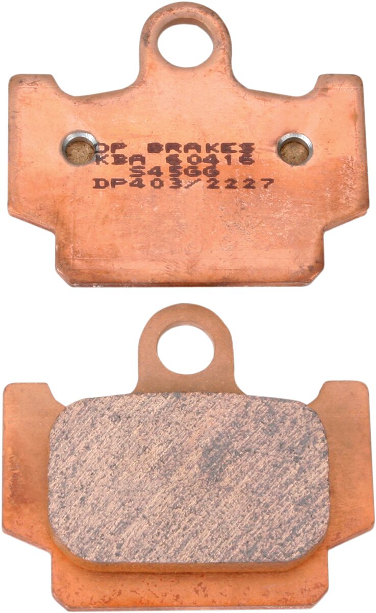 DP Brakes Standard DP Sintered Brake Pads for 1982-1986, 1988-2000 YAMAHA Front Sintered Metal Set