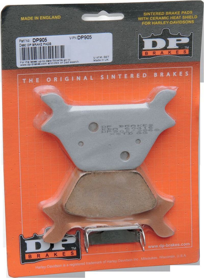 DP Brakes Sintered Metal Harley/Buell Brake Pads Rear Copper Alloy Set of 2