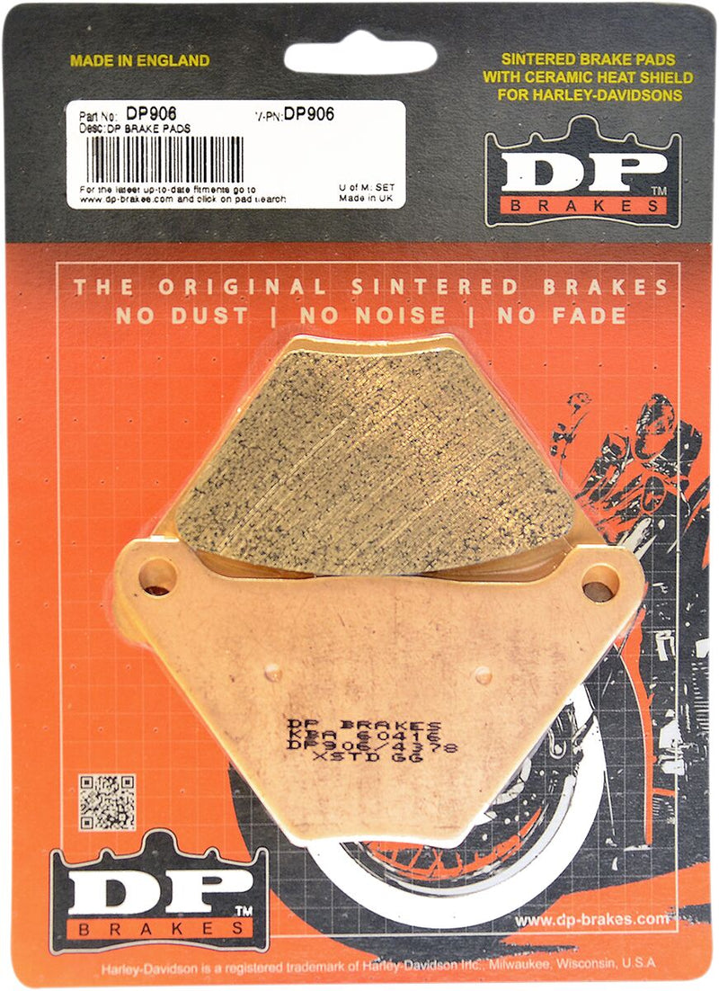 DP Brakes Sintered Metal Harley/Buell Brake Pads Front Rear Copper Alloy Set of 2