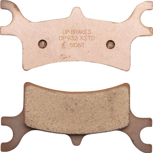 DP Brakes ATV/UTV Sintered Metal Brake Pads for 2002-2011, 2015 POLARIS Rear Copper Alloy Set of 2