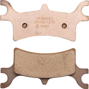 DP Brakes ATV/UTV Sintered Metal Brake Pads for 2002-2011, 2015 POLARIS Rear Copper Alloy Set of 2 - DP932
