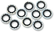 Drag Specialties Banjo Bolt Sealing Washers Silver 10 mm (3/8") Aluminium 10 Pack - 348014