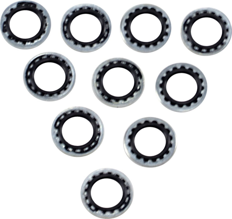 Drag Specialties Banjo Bolt Sealing Washers Silver 11,1 mm (7/16") Aluminium 10 Pack - 348013