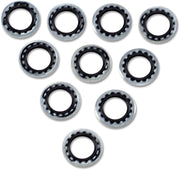 Drag Specialties Banjo Bolt Sealing Washers Silver 11,1 mm (7/16") Aluminium 10 Pack