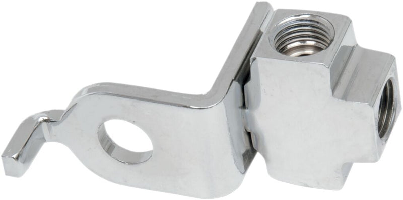 Drag Specialties Front Brake Line T Junction with 2 Side Inverted Flares and Centre 1/8" NPT for 1978-1979 Harley-Davidson FXR and 1978 Harley-Davidson Sportster Motorcycles