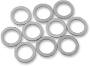 Drag Specialties Aluminium Crush Washers Chrome 3/8'' (10 mm) Brake Line 10 Pack
