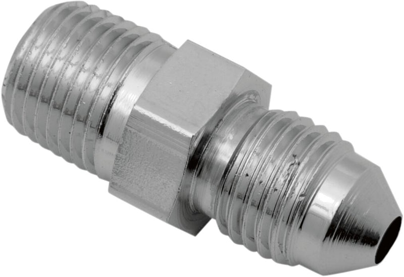 Drag Specialties Chrome Steel Brake Line Fitting