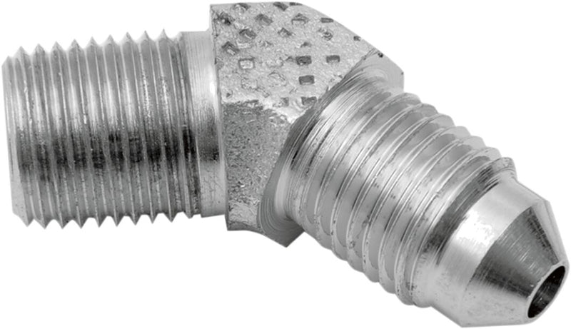 Drag Specialties Chrome Steel Brake Line Fitting