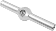 Drag Specialties Chrome Steel Dual Disc Tee Fitting Brake Line - 296