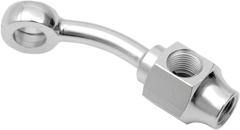 Drag Specialties Chrome Steel Banjo Fitting
