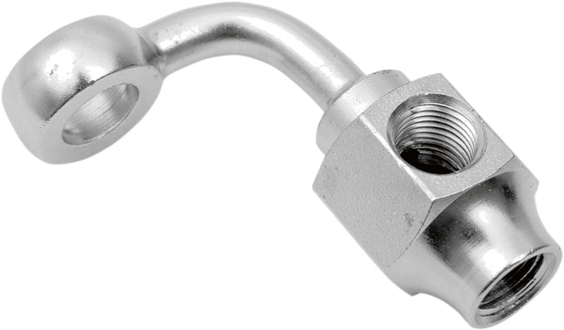 Drag Specialties Chrome Steel Banjo Fitting