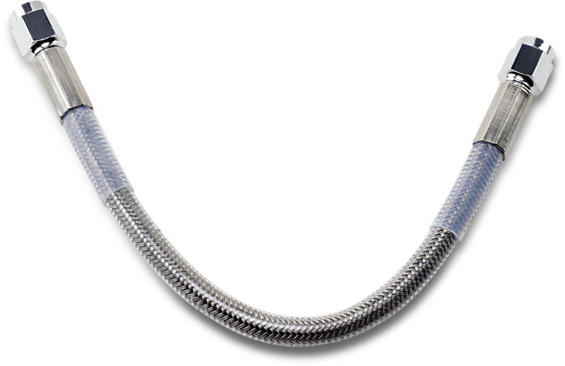 Drag Specialties Universal Brake Line Clear-Coated Silver Front Rear Stainless Steel - 809