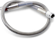 Drag Specialties Universal Brake Line Clear-Coated Silver Front Rear Stainless Steel