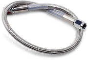 Drag Specialties Universal Brake Line Clear-Coated Silver Front Rear Stainless Steel
