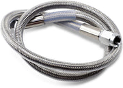 Drag Specialties Universal Brake Line Clear-Coated Silver Front Rear Stainless Steel - 823