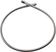 Drag Specialties Universal Brake Line Clear-Coated Silver Front Rear Stainless Steel