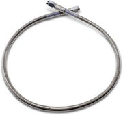 Drag Specialties Universal Brake Line Clear-Coated Silver Front Rear Stainless Steel - 825